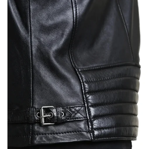 Men's Chester Quilted Black Jacket - Image 4