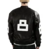 David Puddy Black Seinfeld 8 Ball Jacket 1 image