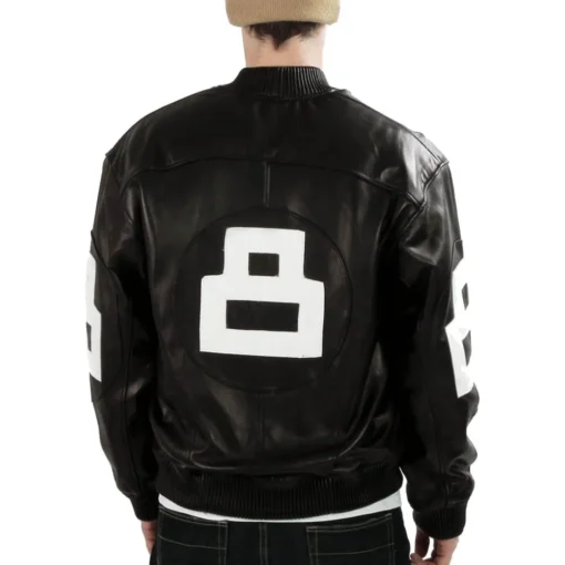 Men's David Puddy Black 8 Ball Jacket - Image 2