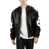 David Puddy Black Seinfeld 8 Ball Jacket 3 image