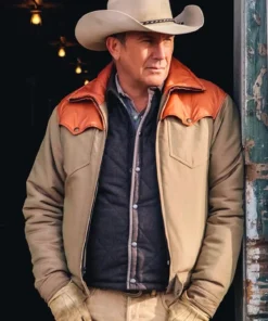 John Dutton Yellowstone Beige Jacket
