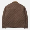 John Dutton Yellowstone Corduroy Brown Jacket back view image
