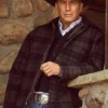 Kevin Costner Yellowstone John Dutton Plaid Jacket