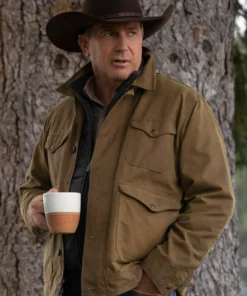 Kevin Costner Yellowstone John Dutton Vintage Style Cotton Jacket