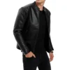 Mark Faux Racer Leather Jacket 1 image