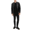 Mark Faux Racer Leather Jacket 3 image