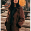 Monica Dutton Yellowstone Suede Leather Coat
