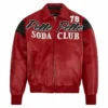 Pelle Pelle 78 Soda Club Red Leather Jacket Front View image