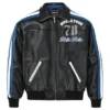 Pelle Pelle 78 World Tour Black and White Leather Jacket Front View image