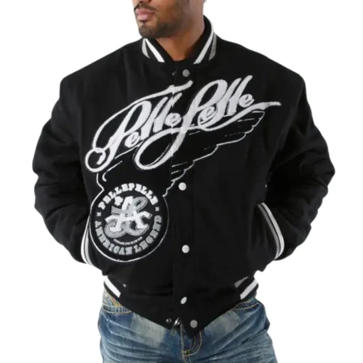 Pelle-Pelle-American-Legend-Black-Varsity-Jacket