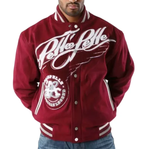 Pelle-Pelle-American-Legend-Maroon-Varsity-Jacket