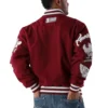 Pelle Pelle American Legend Maroon Wool Varsity Jacket image