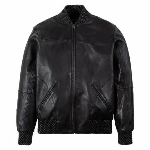 Pelle Pelle Basic Burnish Black Bomber Jacket