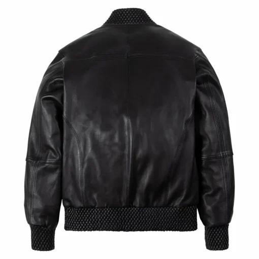Pelle Pelle Basic Burnish Black Bomber Jacket - Image 2