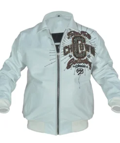 Pelle Pelle Chi-Town Collector White Leather Jacket