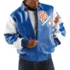 Pelle Pelle Classic Soda Club Blue Leather Jacket image
