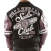 Pelle Pelle Elite Series Soda Club Black Purple Wool Leather Jacket image