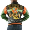 Pelle Pelle World Famous Soda Club Black Green Leather Jacket 4 1 image