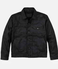 Rip-Wheeler-Yellowstone-Cotton-Black-Jacket-without-Y-on-chest front