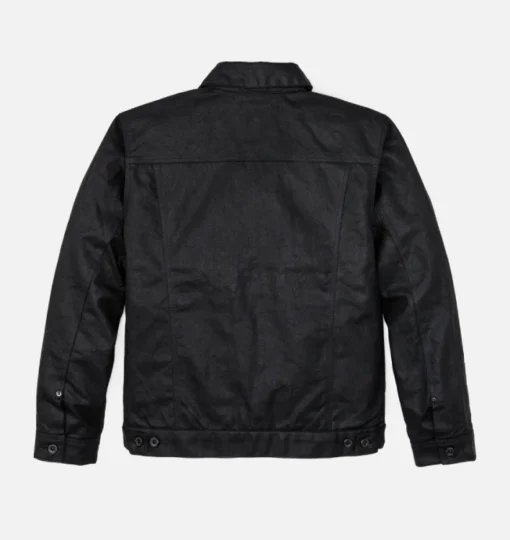 Rip-Wheeler-Yellowstone-Cotton-Black-Jacket-without-Y-on-chest Back image