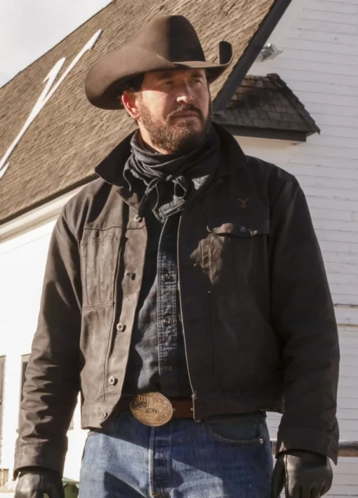 Rip Wheeler Yellowstone Suede Leather Jacket