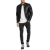 Rocky Mens Casual Black Biker Leather Jacket 1 image