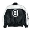 The Original 8 Ball Bomber Jacket BlackWhite 2 image