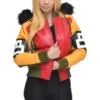 Womens 8 Ball Bomber Leather Jacket 1 image