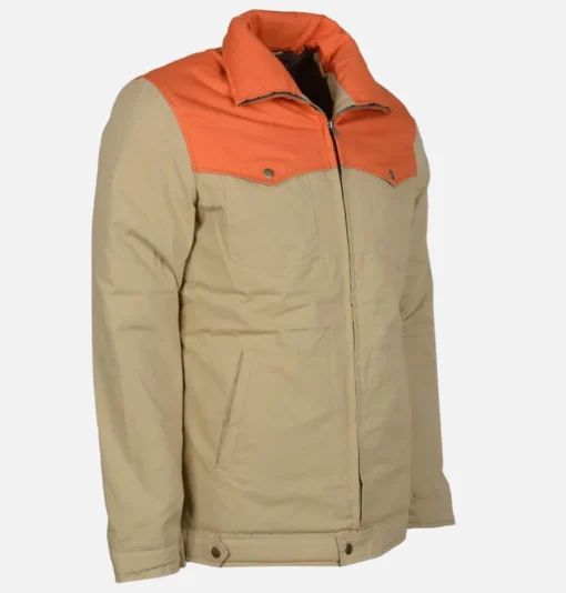 John Dutton Yellowstone Beige Jacket - Image 3