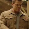 Reacher S1 Alan Ritchson Tan Light Brown Cotton Jacket 2