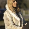 Beth Dutton Yellowstone Snow Lynx white Faux Fur Coat