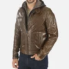 Men’s Hoodie Genuine Buffalo Jacket front view