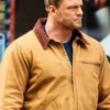 Reacher S2 Alan Ritchson Brown Cotton Jacket 2