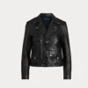 Women’s Black Biker Real Soft Leather Jacket